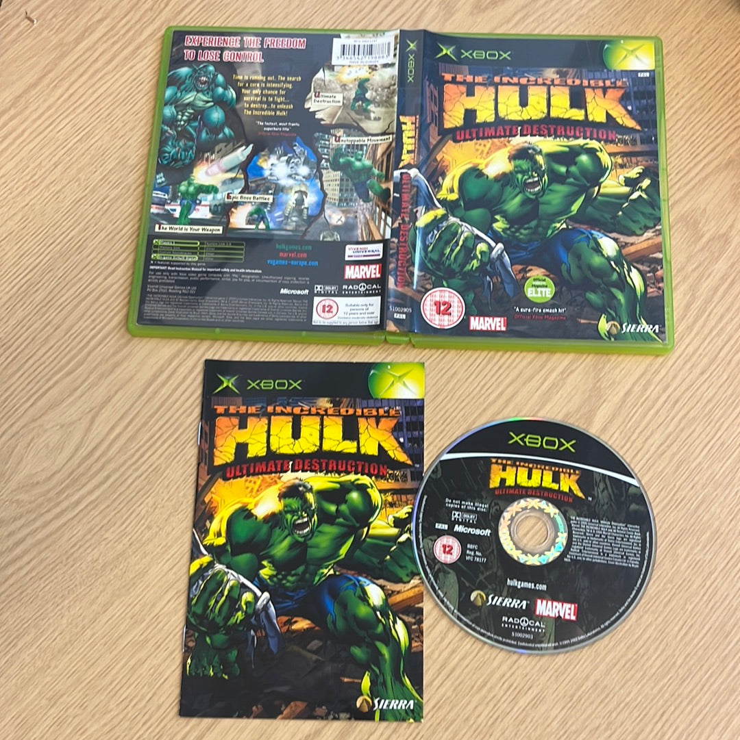 The Incredible Hulk: Ultimate Destruction original Xbox The Incredible Hulk: Ultimate Destruction original Xbox